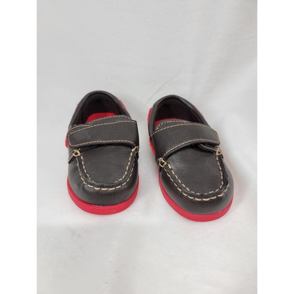 NWOB Sesame Street Elmo Baby Boy Moccasins Size 4 - Picture 1 of 8